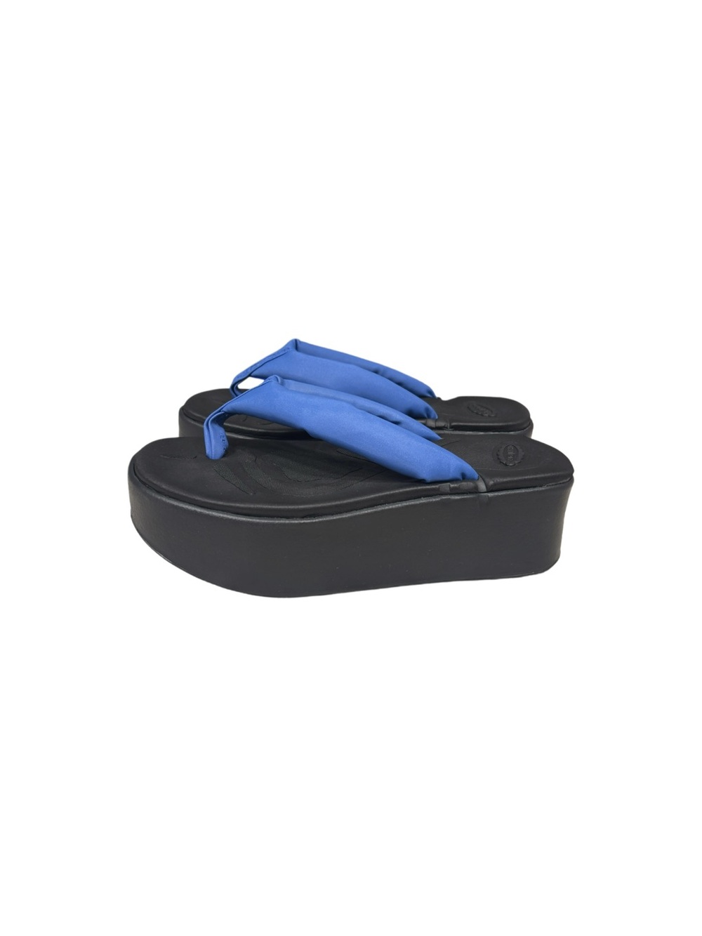 Azaleia Brazil Platform Sandals Flip Flop Y2K Streetwear Urban Blue Size 7
